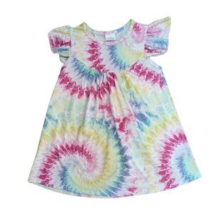 2T Girls Tye-Dye dress